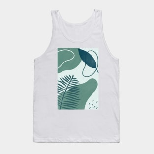 Elegant palm leaves Tank Top